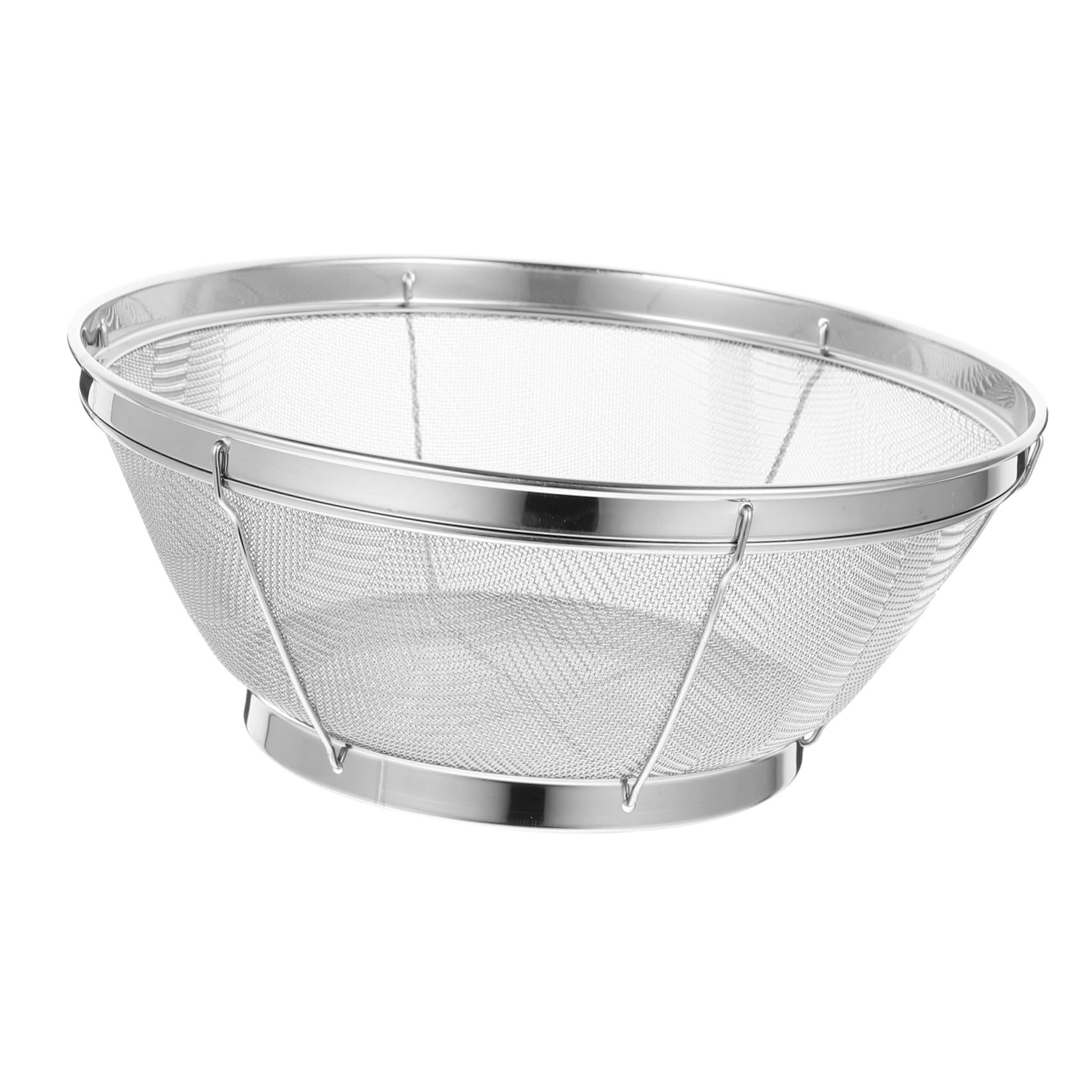 MAGICLULU 2 Coladores de Cocina de Malla Fina Cesta para Lavar Arroz Cesta para Escurrir Frutas Y Verduras.