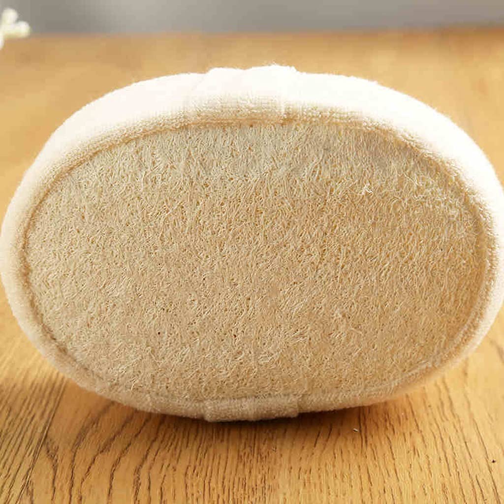 Asciugamano Esfoliante Spugna Loofah Scrubber Corpo Esfoliante, Tamponi e Spugne Loofah Naturali per Set da Bagno, Spugna Loofa Scrubber per Bagno e Doccia Guanti Esfolianti