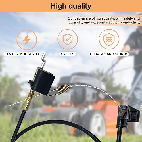 Miniatura 5 de Cable de accionamiento autopropulsado para cortacésped Husqvarna Craftsman 917378950 917378951 917378960