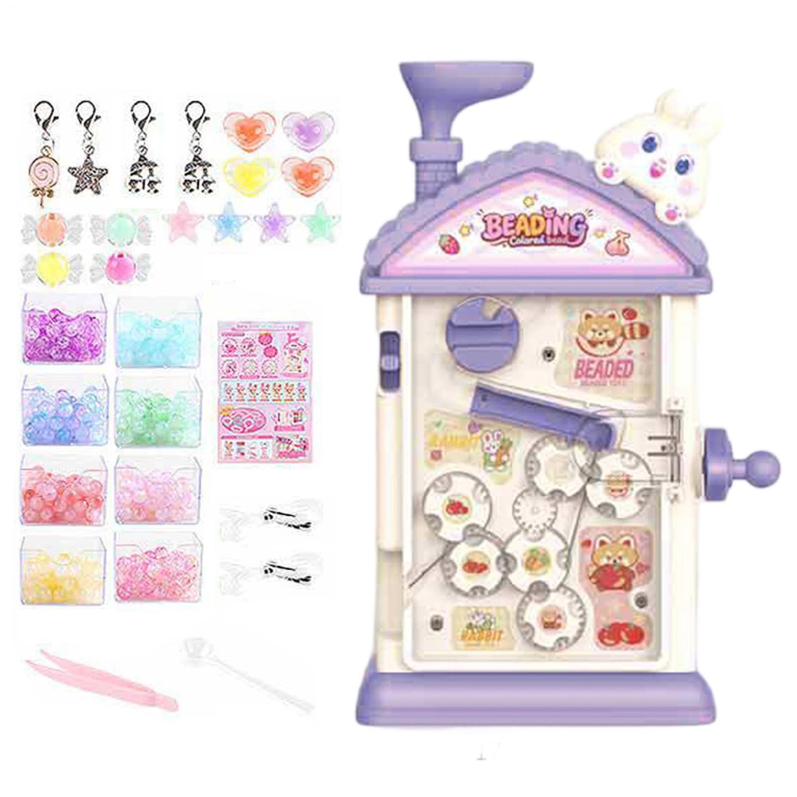 Zestaw Do Tworzenia Bransoletek Koralikowych Kolorowe Koraliki W | Zestaw do tworzenia bransoletek z koralików dla dzieci Dla 3-12 Lat Na Urodziny Boże N