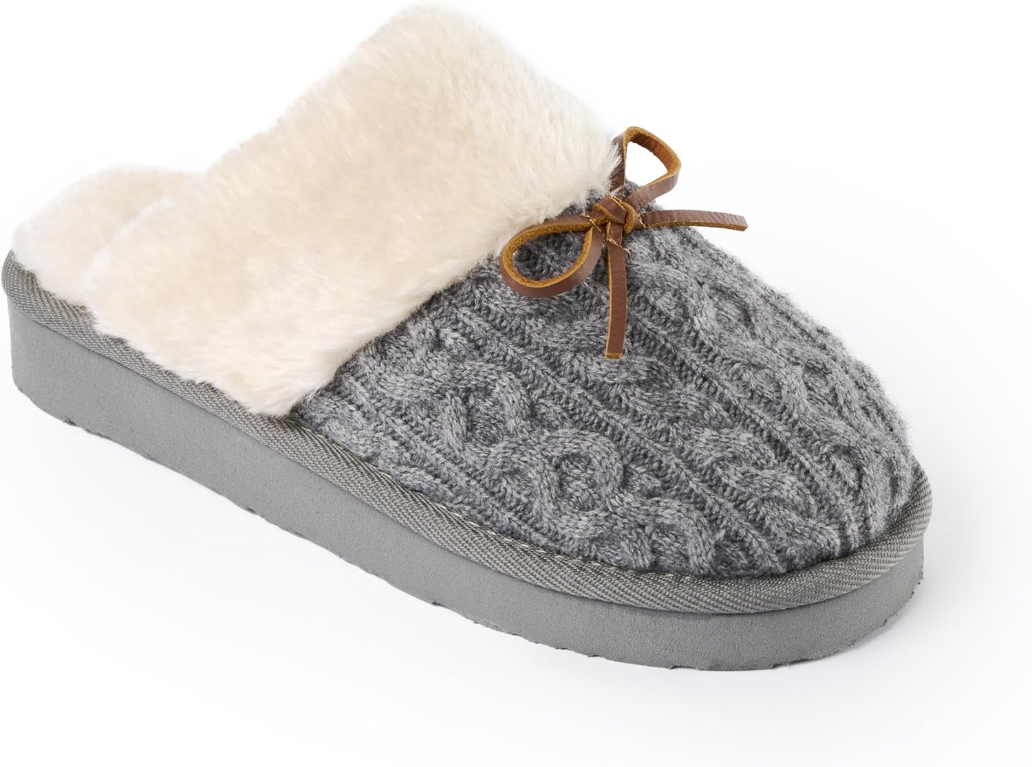 Minnetonka Women's Flurry Scuff Cozy Faux Fur Lined Slippers
