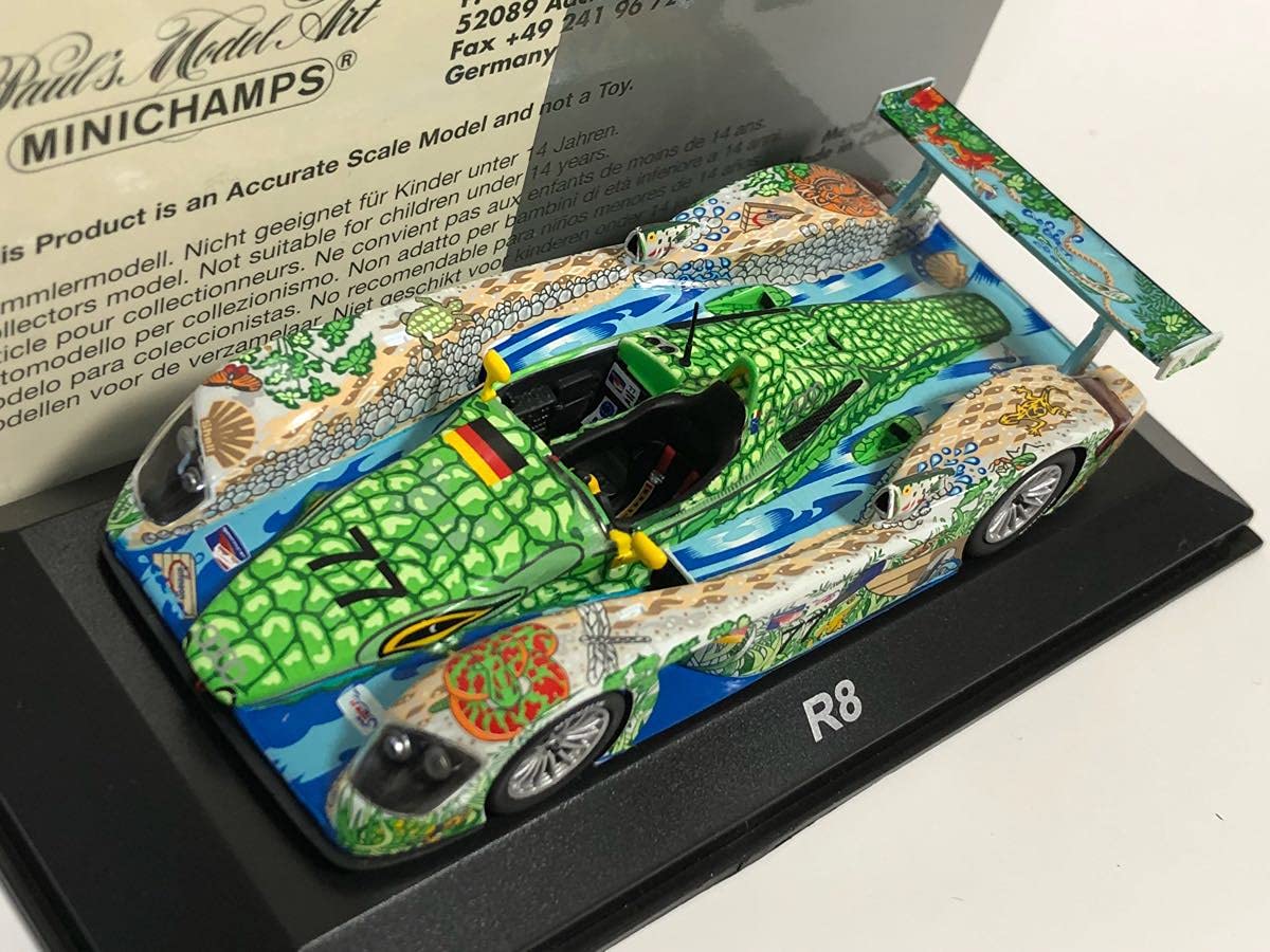 Amazon.co.jp: 1/43 Mini Champs Audi R8 McNish ALMS 2000 Le Mans