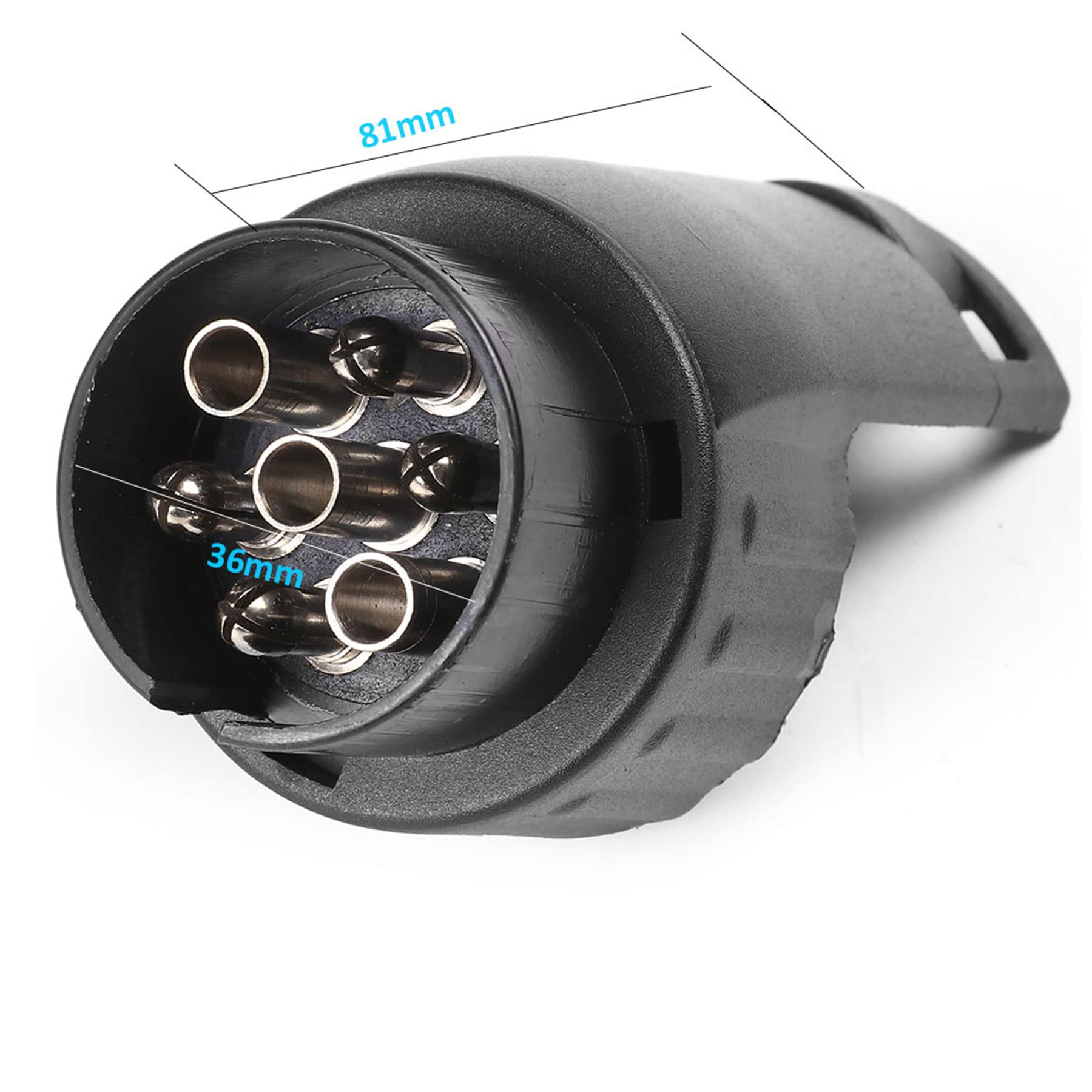Adattatore Rimorchio 7 Poli a13 Poli 12v,Adattatore Gancio Traino 7 a 13 Pin Adattatore Presa Convertitore Elettrico Connettore