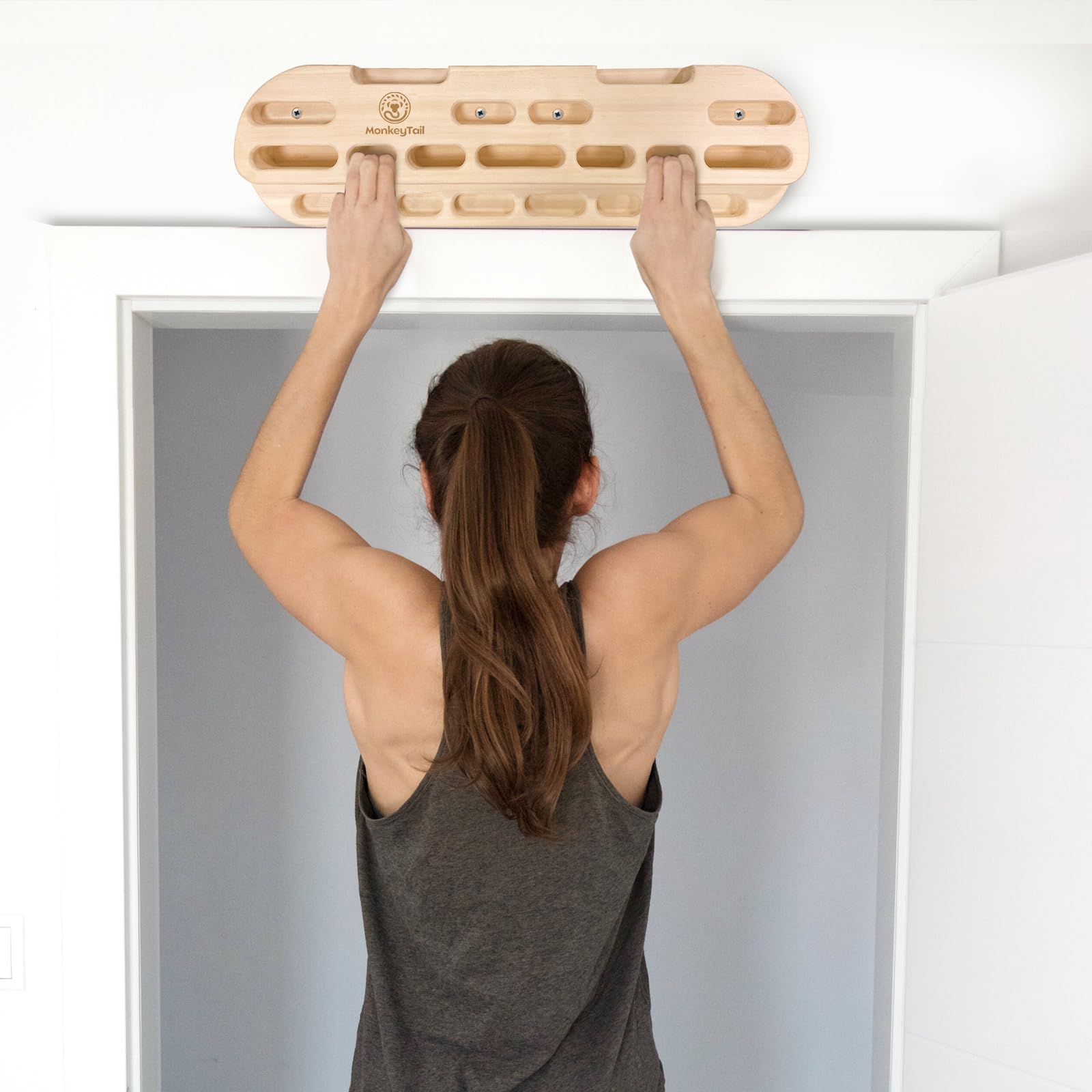 MonkeyTail Climbing Board, Hangboard für Fingertraining, Grip Hangboard, Bouldering Equipment für alle Klettertrainer