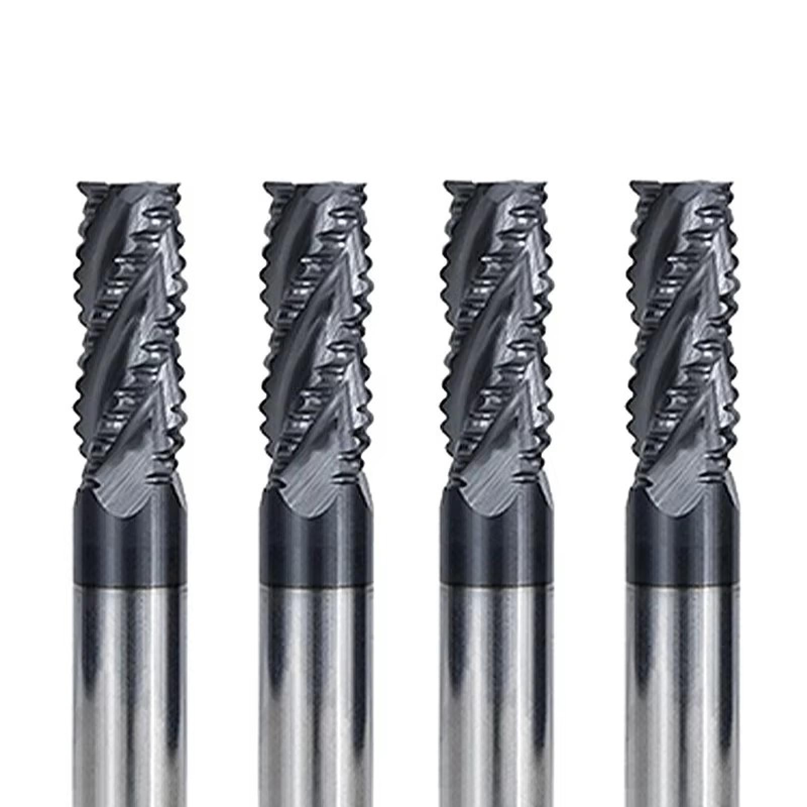 Młyn szlifierski z węglika spiekanego z węglika spiekanego 4 flet CNC Frezowanie bitów Router bitowy do obróbki metalu 50 godzin, 10xd10x25x75l