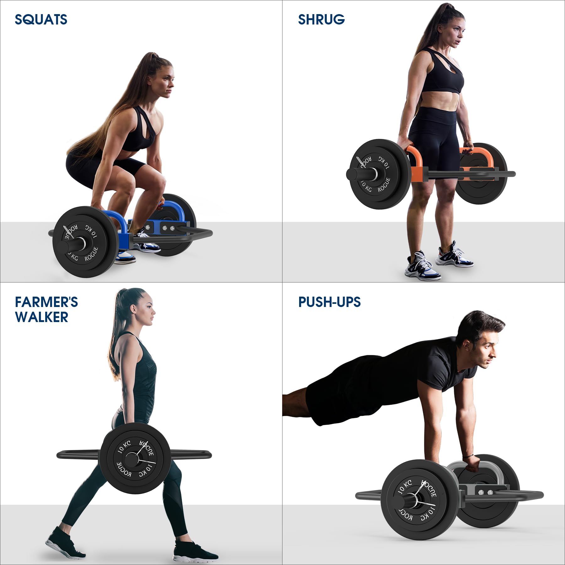 Trap Bar Deadlift Safety Bar Bulgarian Split Squat Bulgarian Split