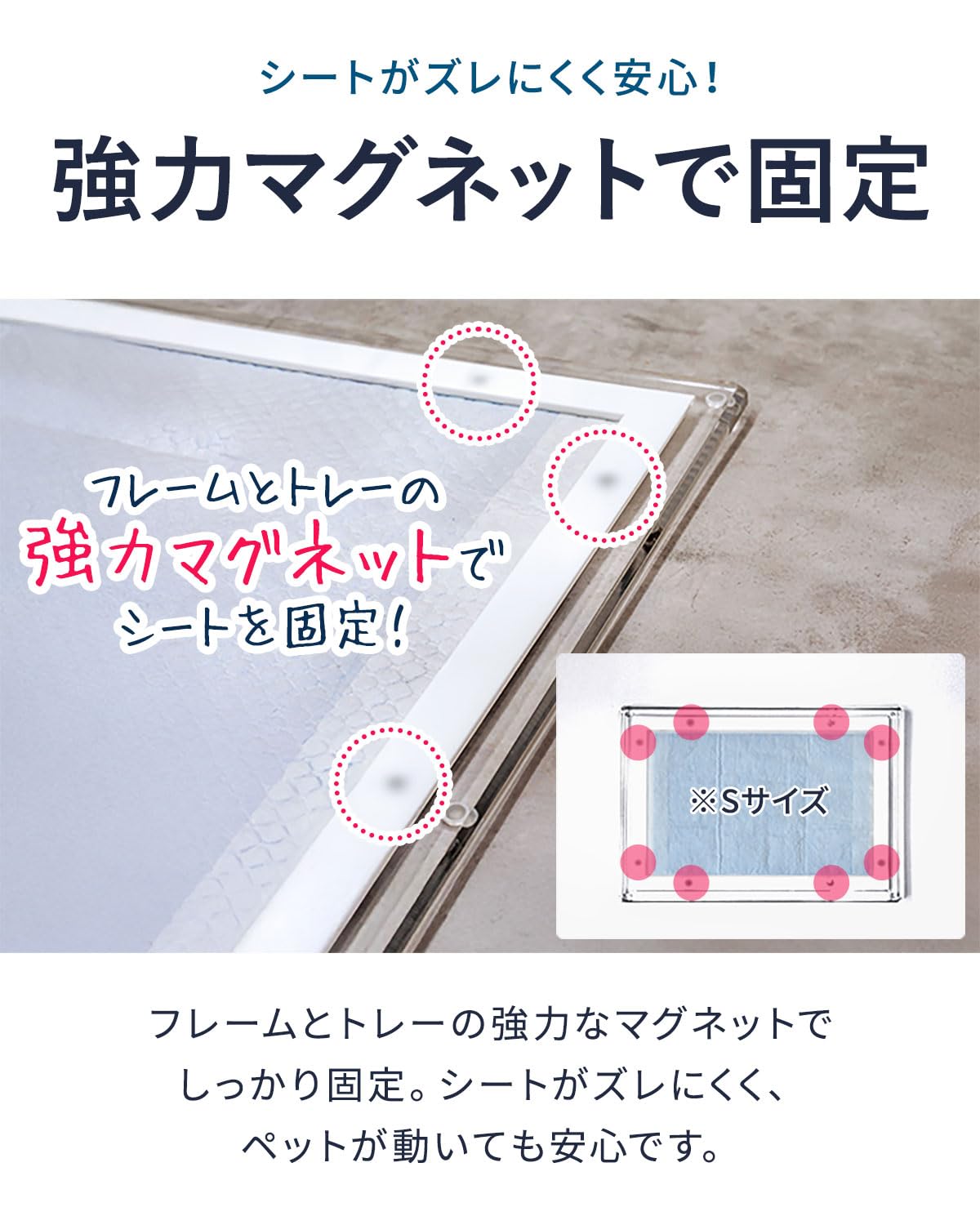 Amazon | ottostyle.jp アクリル トイレトレー 犬 ワイド 滑り止め付