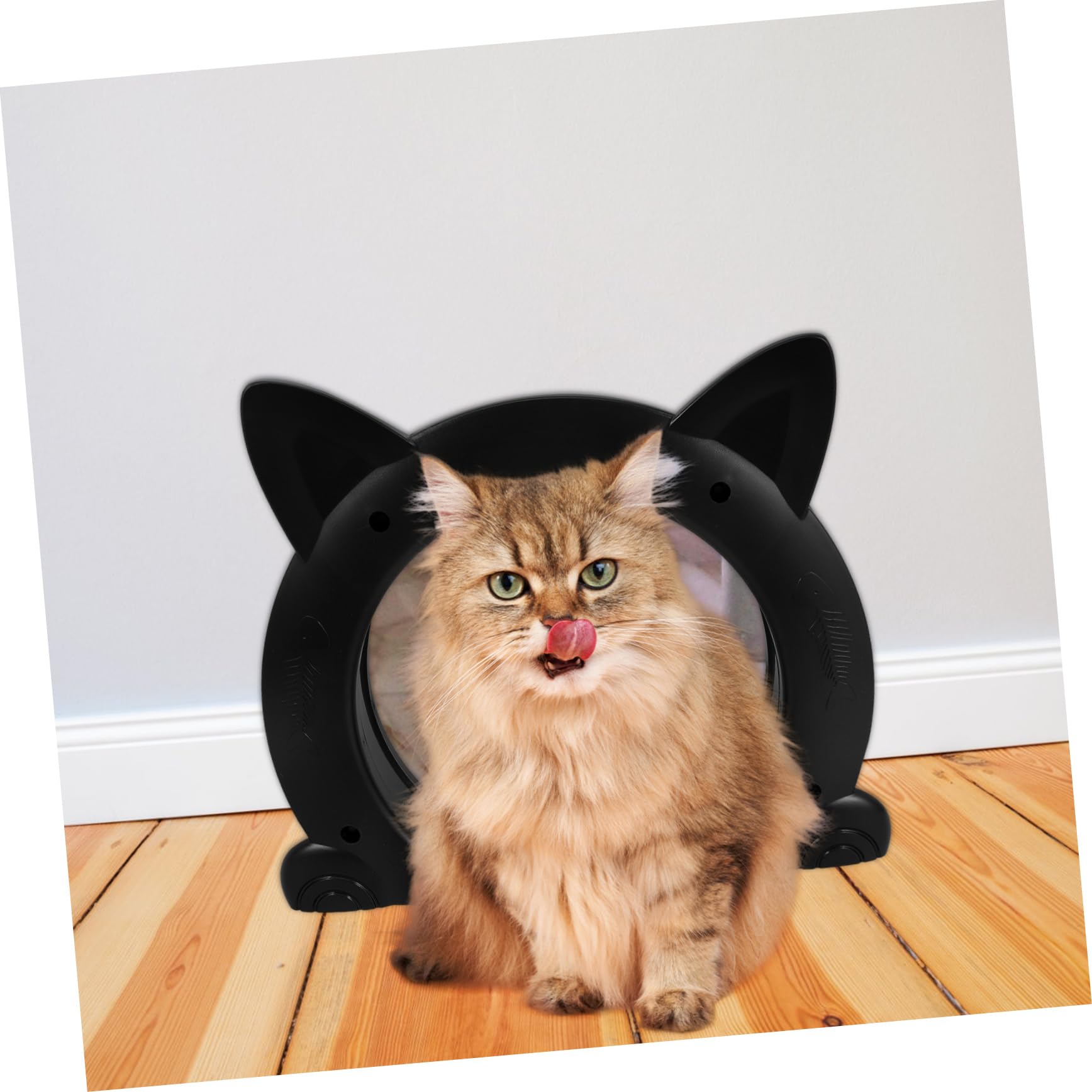 Yardwe Katzenklappe aus Kunststoff für Kleine Hunde und Katzen Vielseitige Haustiertür mit Einfachem Zugang Stilvolles und Elegantes Design für Innenbereich im Zuhause