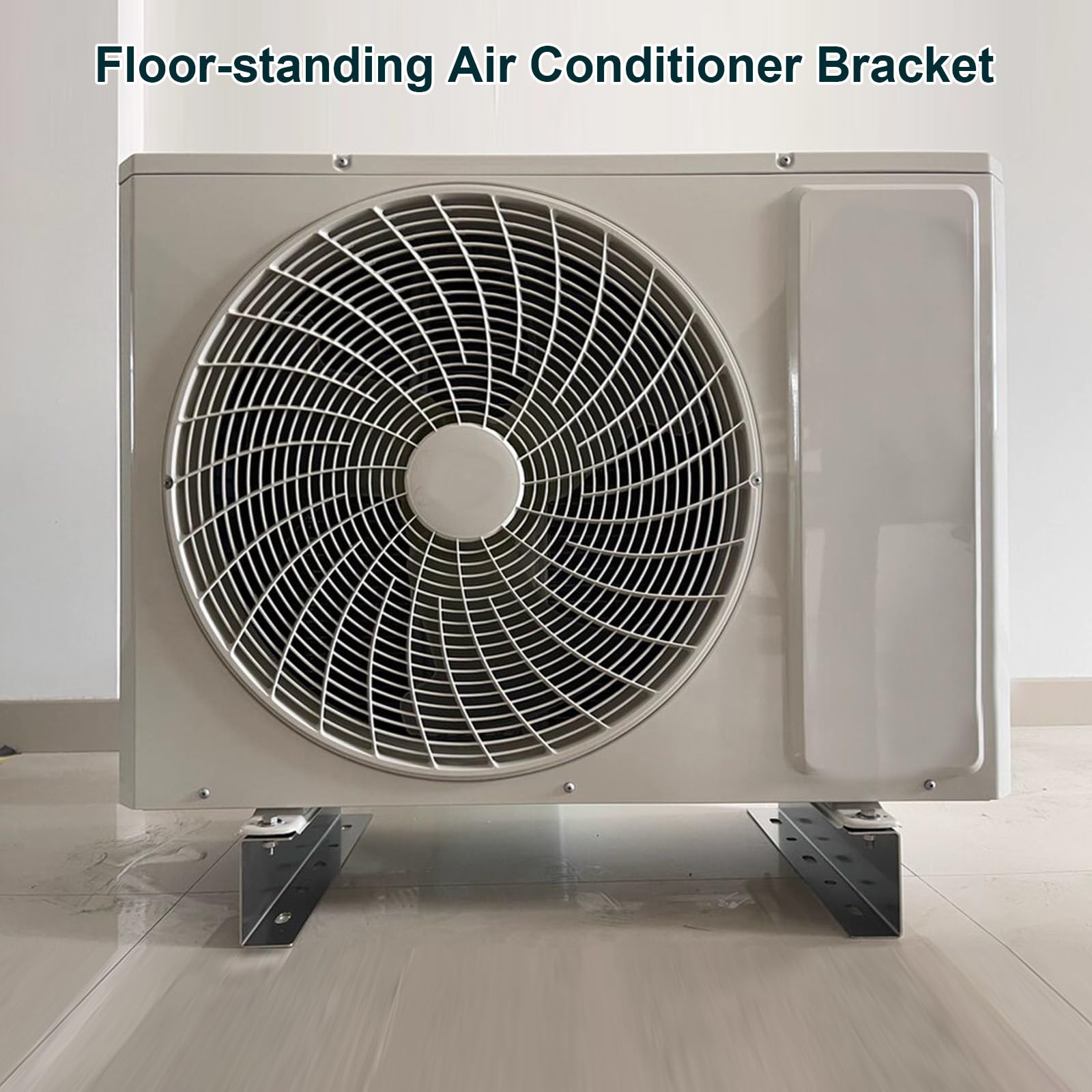 Soporte Aire Acondicionado Exterior, Acero Inoxidable 304, Soporta 300 Kg, Montaje en Suelo para Unidades Mini Divididas, para Unidad de Aire Acondicionado, HVAC(40cm)