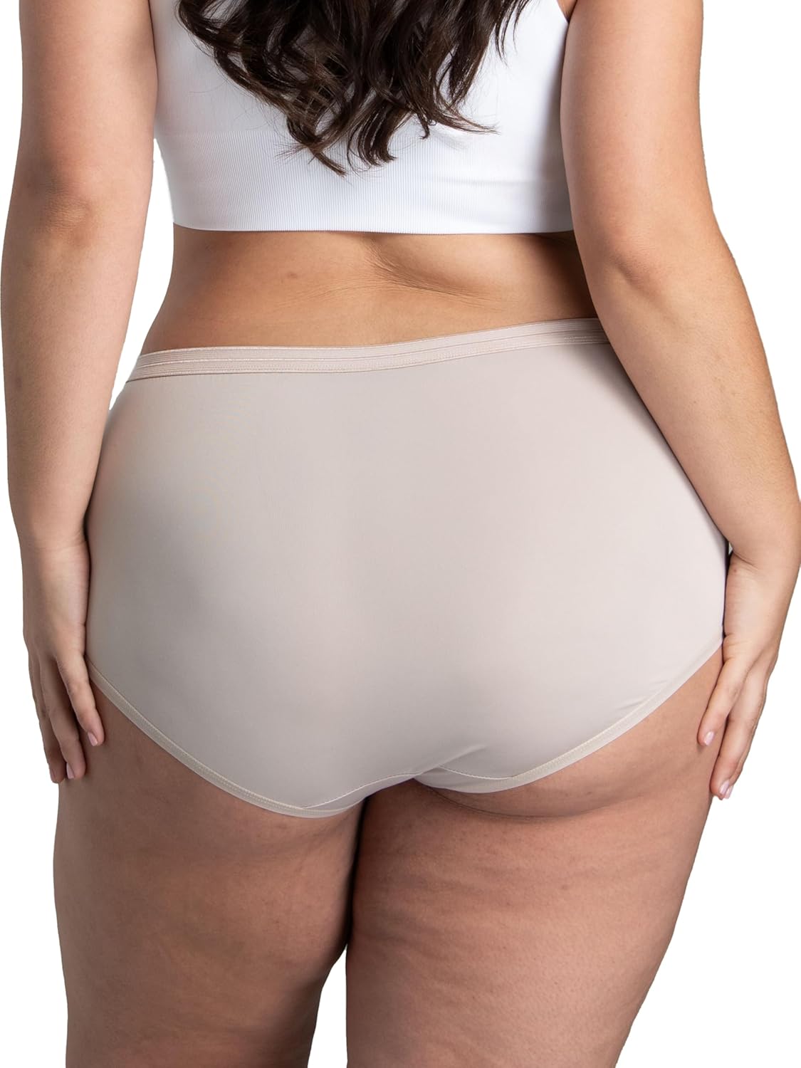 Fruit of the Loom Women's Plus Size Underwear Briefs, Fit for Me, Designed to Fit Your Curves - Image 4