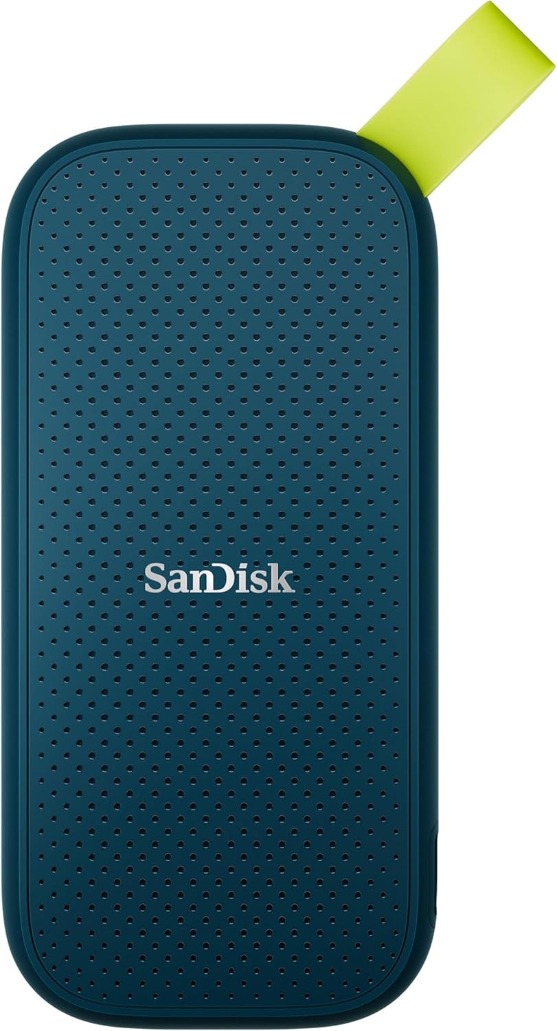 SanDisk Monterey 2TB Portable SSD (External Solid State Drive, Read Speed Up to 800MB/s, Two Meter High Drop Protection, Rubber Notch)