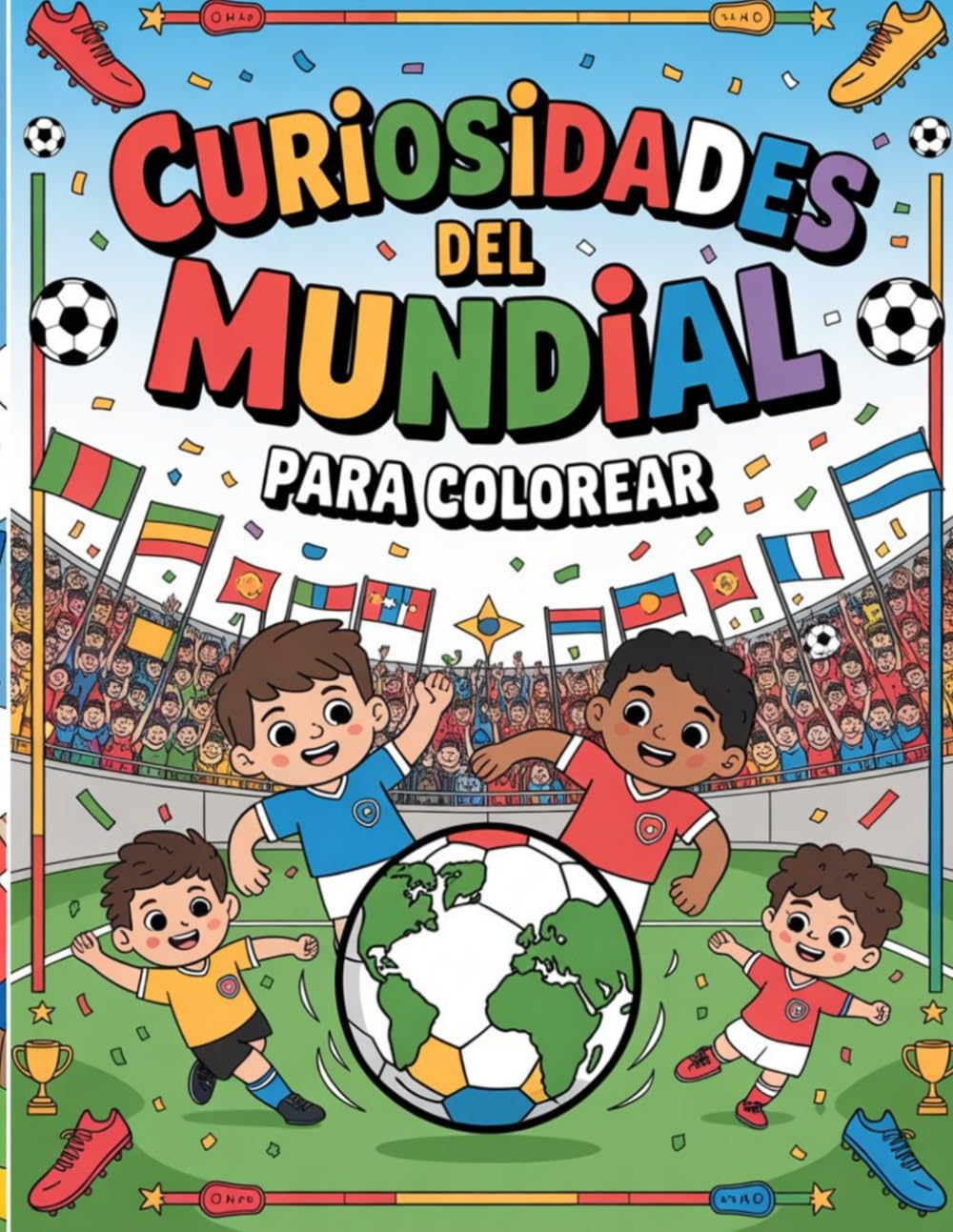 Curiosidades del Mundial para Colorear: Descubre datos sorprendentes y colorea divertidas ilustraciones