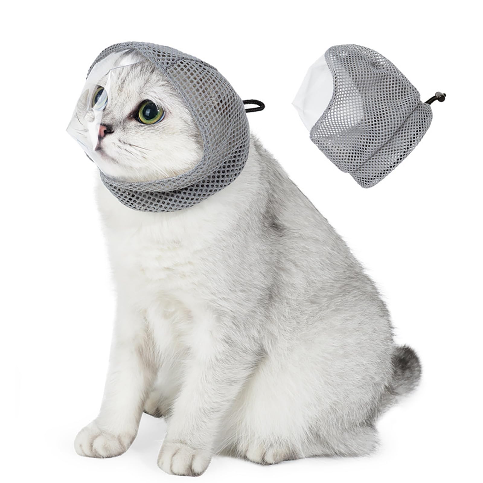 Transparents Anti Bites Cats Muzzles for Small Dogs Cats During Nails Clipping for Safe Grooming and Protects Owners