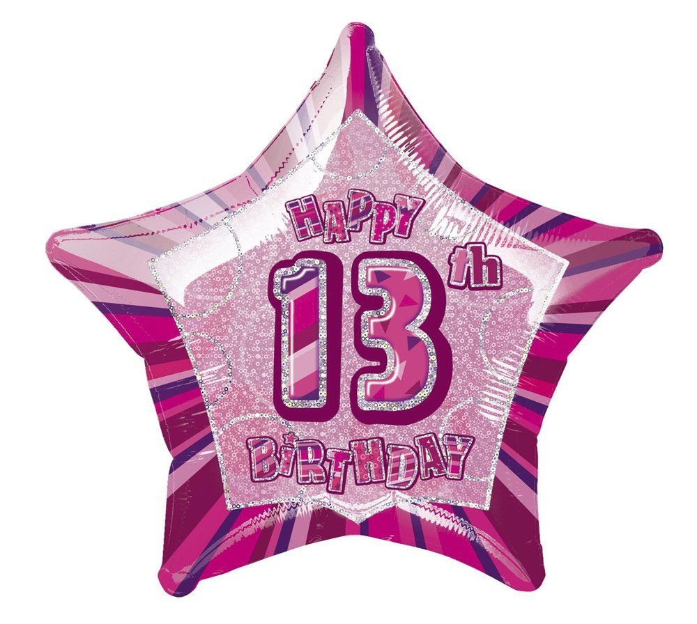 Unique Party 92068 - 9ft Foil Glitz Pink Happy 80th Birthday Banner — view 3