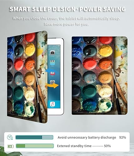 Vista 29 de Funda para Kindle de 6 pulgadas (11.ª generación, versión 2024/2022) delgada de piel sintética, ajustable, multiángulo, Smart Shell con función