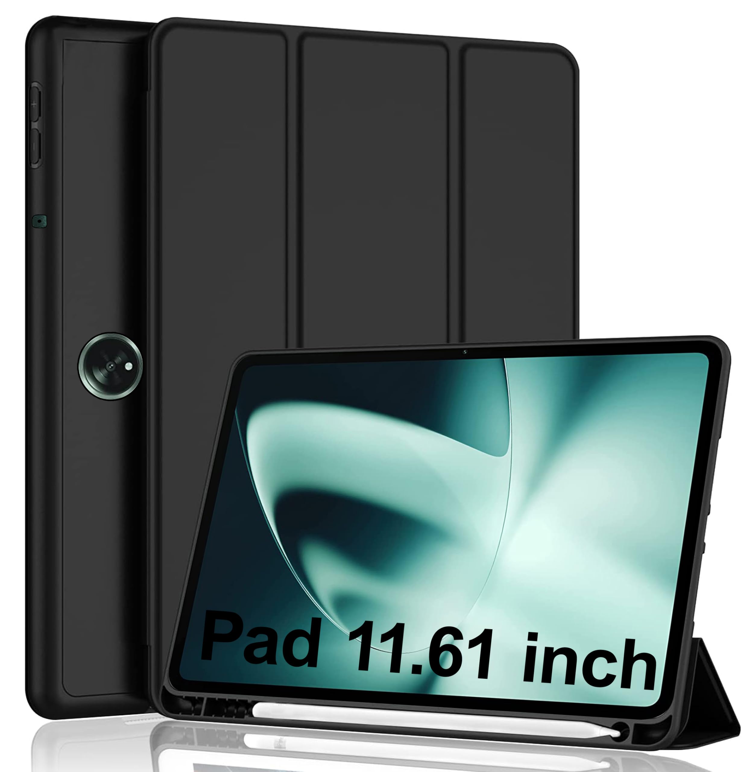 TGK Flip Cover for OnePlus Pad 11.61 inch Tablet Slim Trifold Case with Pencil Holder Black (B0CTY6VNX1) Amazon Price History, Amazon Price Tracker