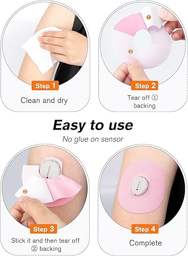 Miniatura 5 de Leng Ke Parches adhesivos para Dexcom G7, paquete de 20 – Premium impermeable resistente al sudor durante 10-14 días, cinta CGM de adherencia fuerte