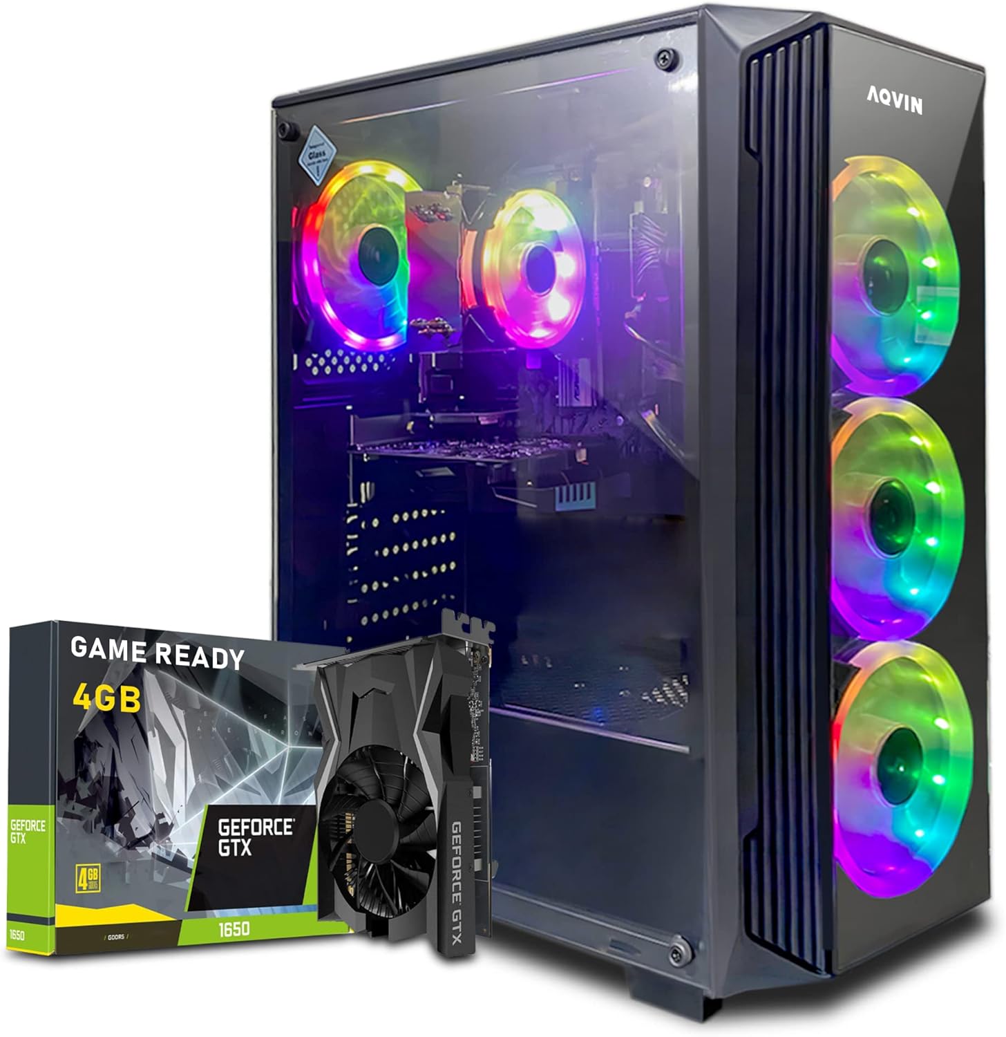 Gaming PC AQVIN Tower Desktop Computer, Intel Core i3 10th Gen