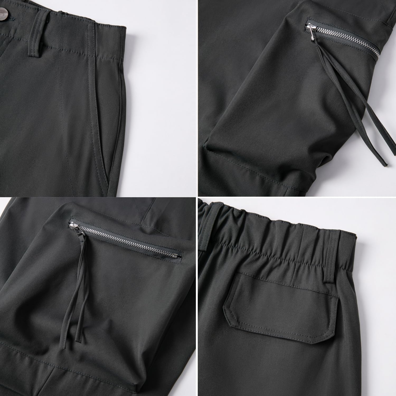 WZIKAI Womens Parachute Cargo Pants Y2K Baggy Cargo Pants Wide Leg Casual Joggers with Pockets - Image 6