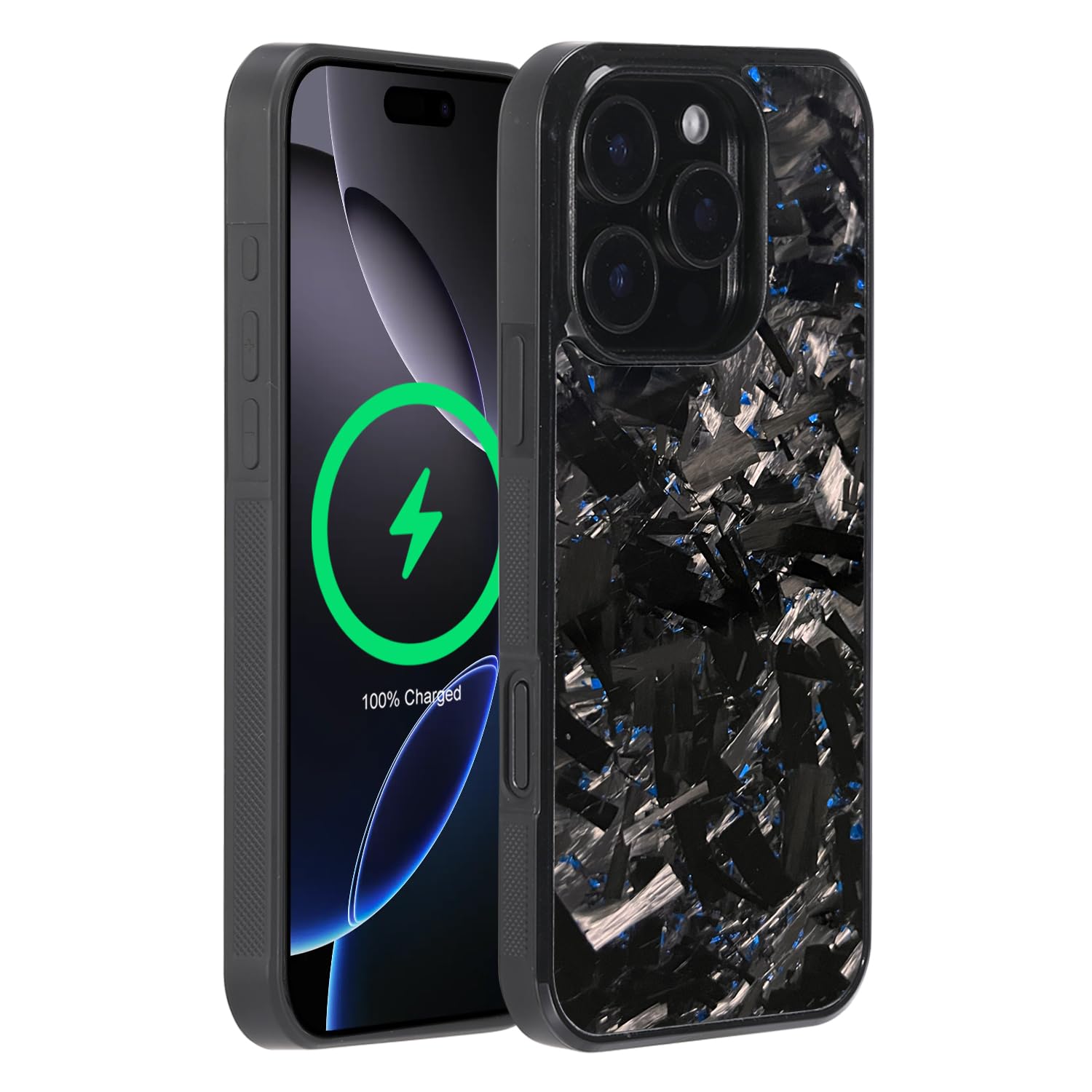 molzar Grip Series Forged Carbon Fiber Case for iPhone 16 Pro