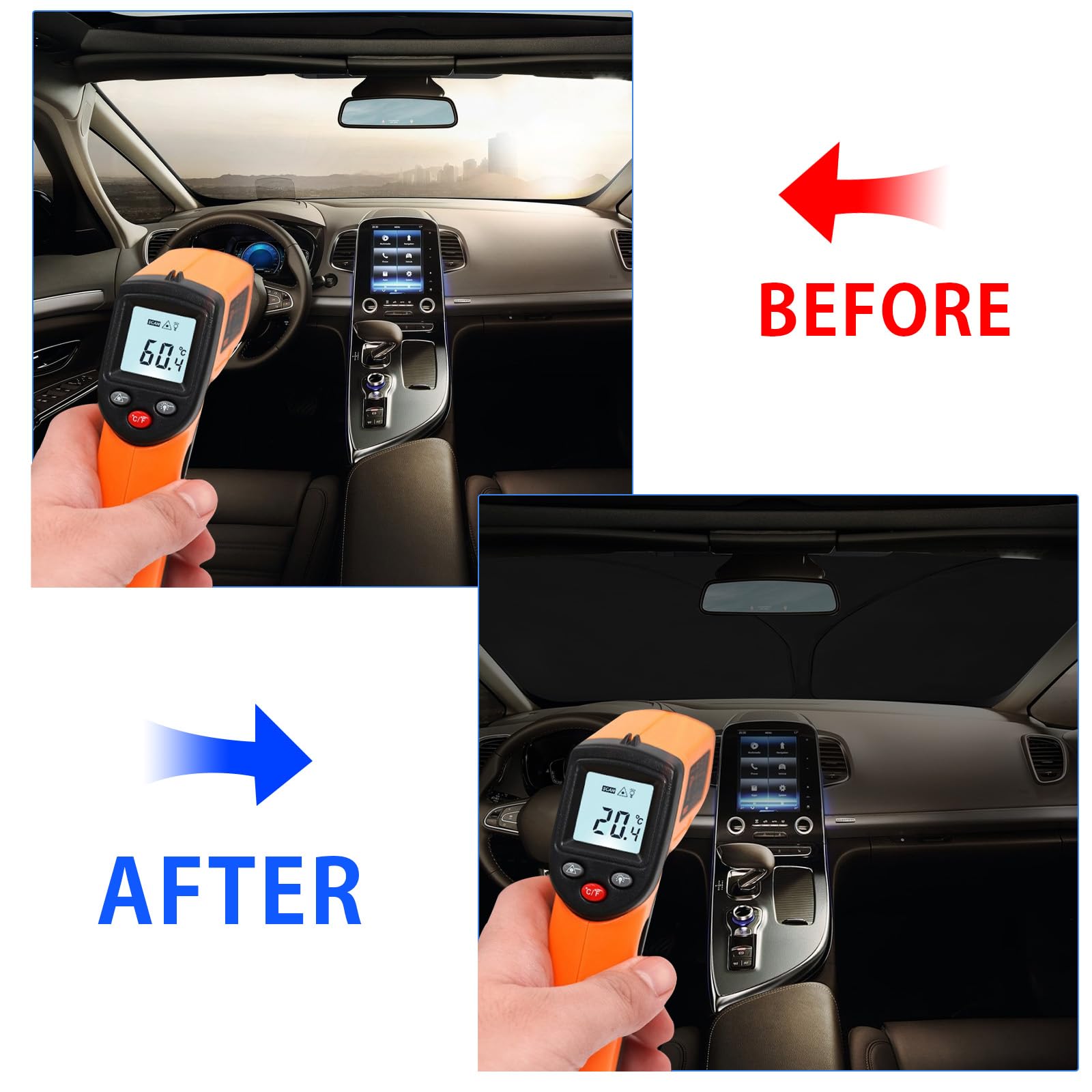 Pare-Soleil Voiture Pliable Compatible BMW X1 F48 2016-2022 - Protection UV Pare-Brise
