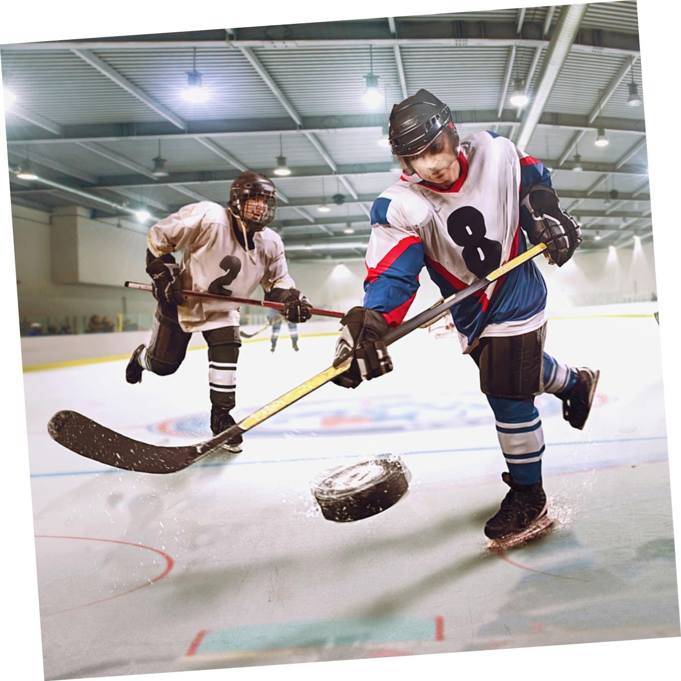 9pcs Official Regulation Ice Hockey Black Sports Tools for Practicing Training Skill Development for Ages and Up Smooth Dense Texture for Accurate Shots