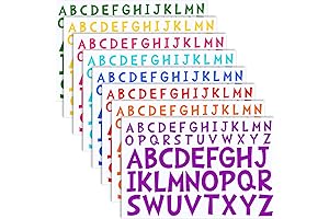 TaoBary: Vibrant Vinyl Letter Stickers for Creative Canvas
