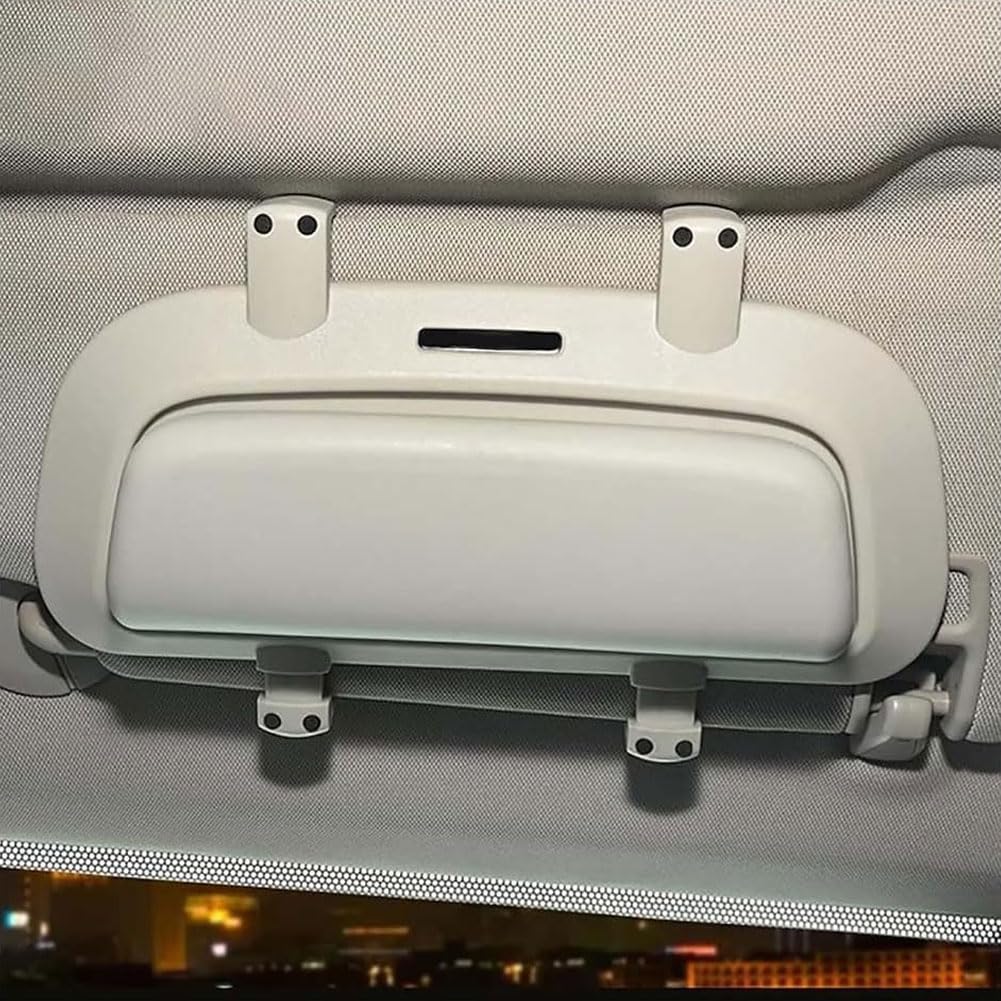 Sonnenbrillenhalter Brillenetui Auto für FO-rd Mondeo, Universal Auto Brillenhalter rutschfest Schüttelfest Aufbewahrungsbox,C
