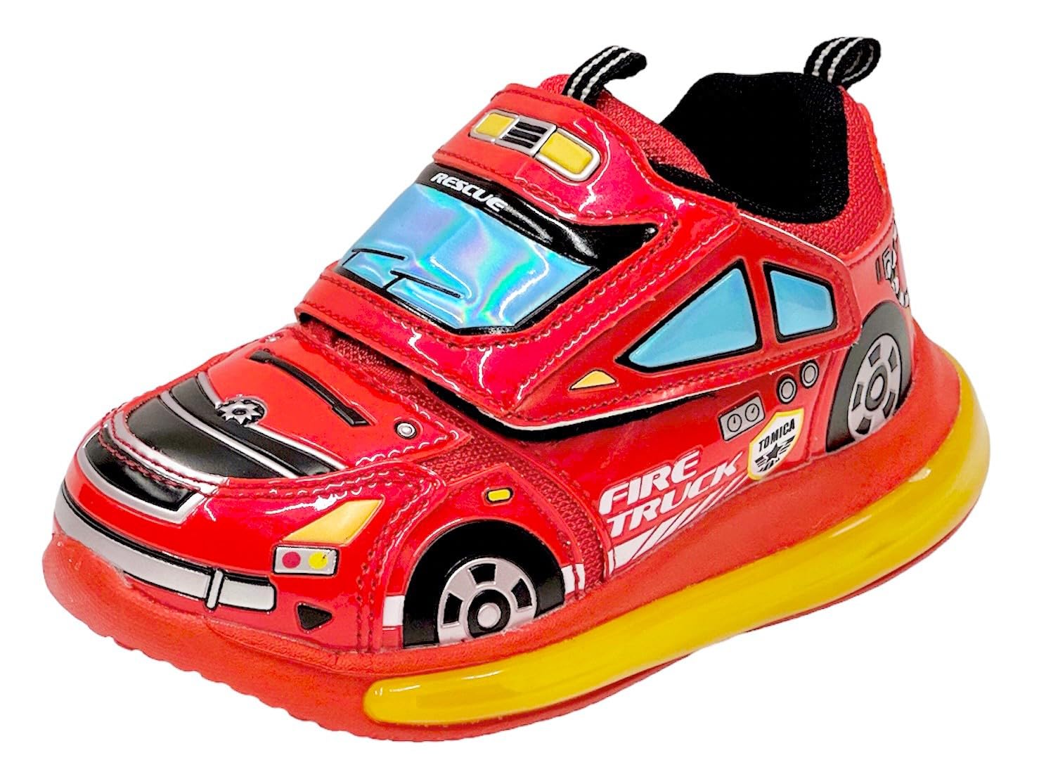Amazon | [トミカ] 男の子 ボーイズ 光る スニーカー 運動靴 (10694