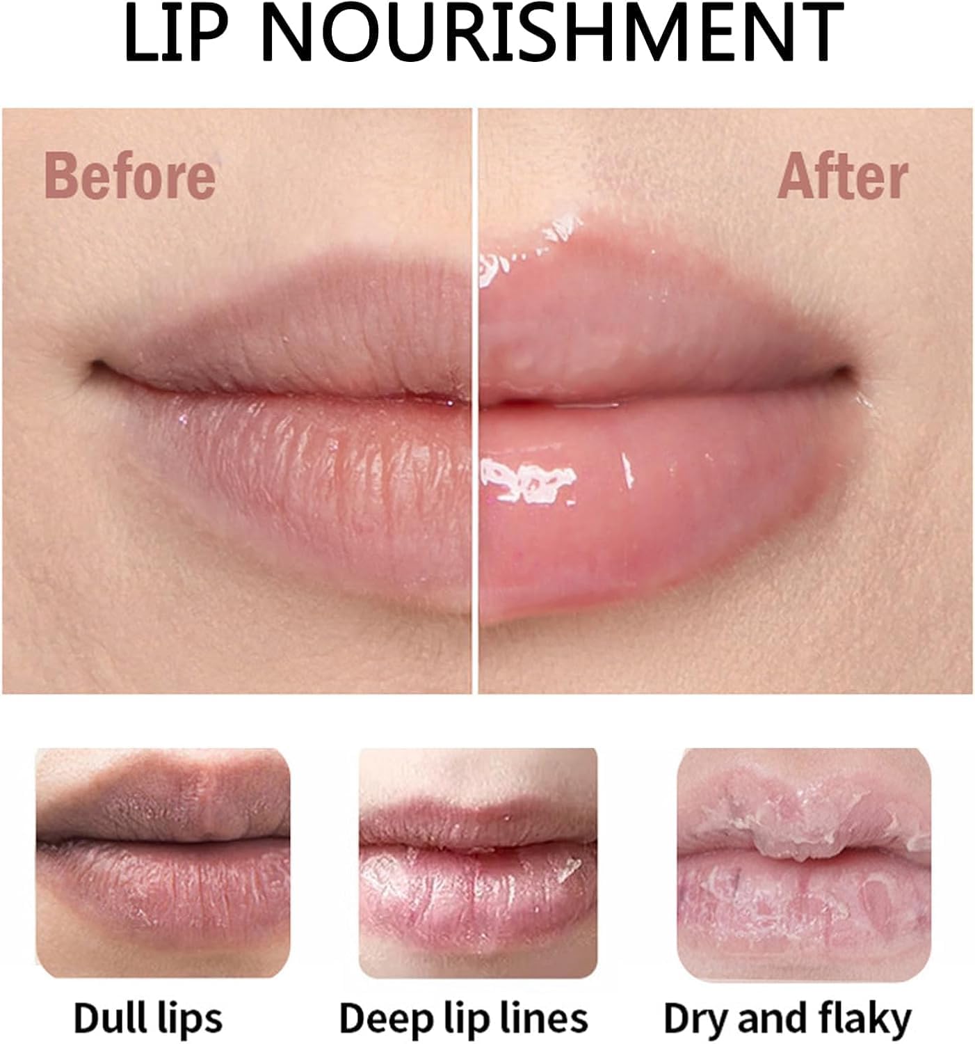 Lip Mask 15PCS Collagen Crystal Lip Mask Set, Deeply Hydrating, Nourishing & Anti-Wrinkle Treatment - Image 4