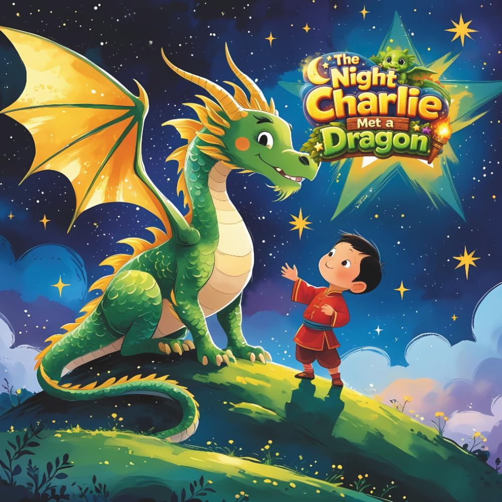 The Night Charlie Met a Dragon: A Fun and Imaginative Dragon Story for Kids About Courage, Friendship, and Dreams