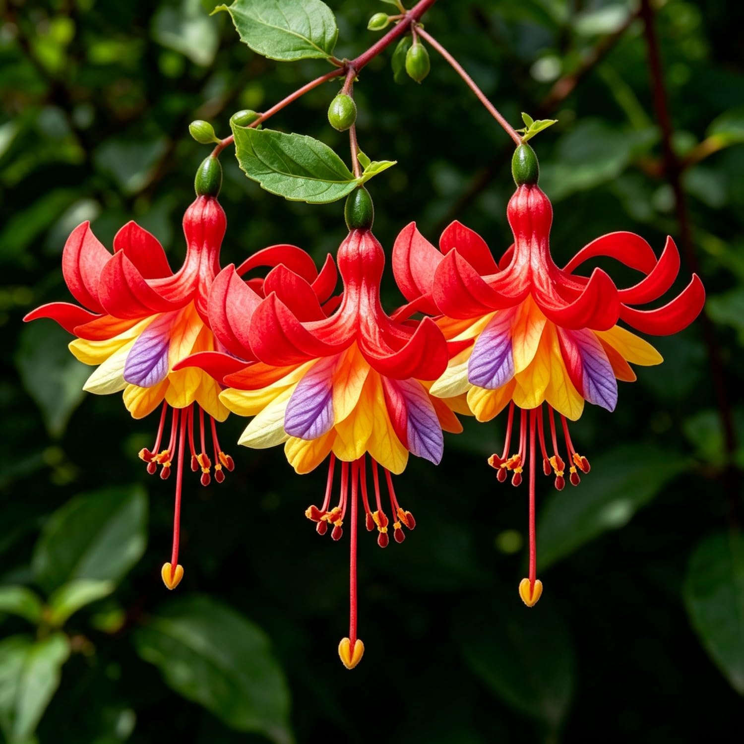 Fuchsia Seeds-Hardy Perennial， Excellent Display Indoor，Balcony，Garden
