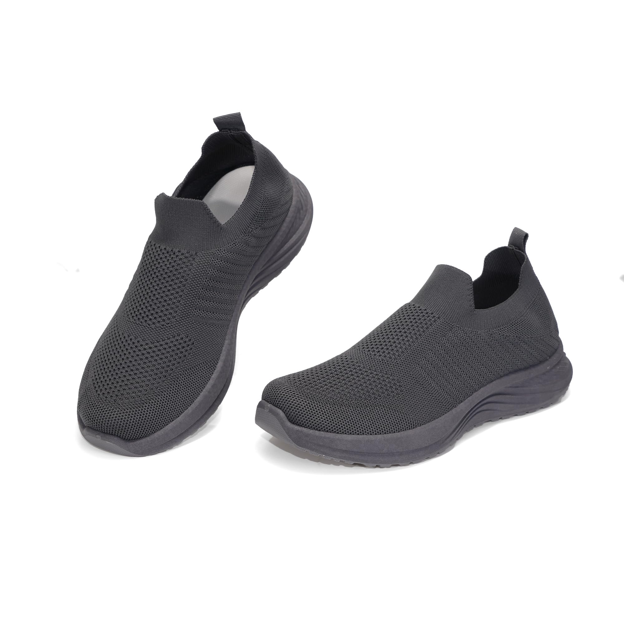 JOMIX Scarpe da Uomo in Tessuto Traspirante Scarpe Casual Slip-On con Suola in PVC Antiscivolo Comode Sneaker per Camminate Sport
