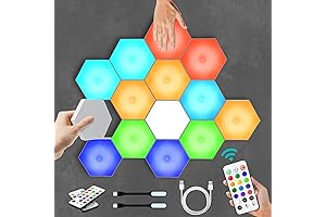 Hexagon Lights with Remote: Customize Your Space with Touch of Modernity