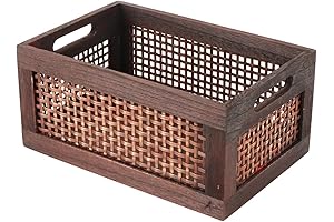 YRMT Wood Storage Basket: A Versatile Organizer for Functional Aesthetics