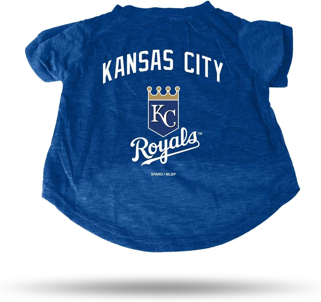 Rico Industries MLB Kansas City Royals Pet Tee ShirtPet Tee Shirt Size L, Team Colors, Size L