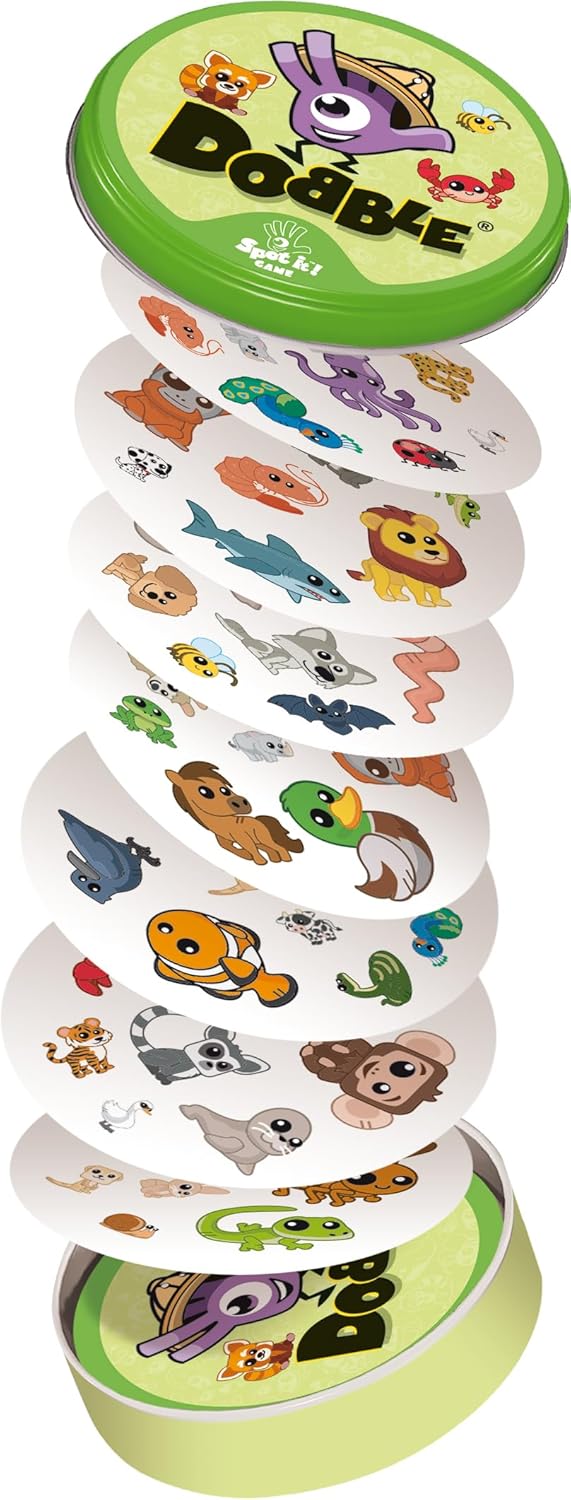 Dobble Animaux (Edition 2021) - Asmodee - Jeu de société - Jeu de Cartes - Jeu d'observation