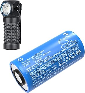 680mAh / 2.52Wh Replacement Battery for Olight Baton 3, Perun Mini, S1R Baton II, IMR16340, ORB-16C05-10C
