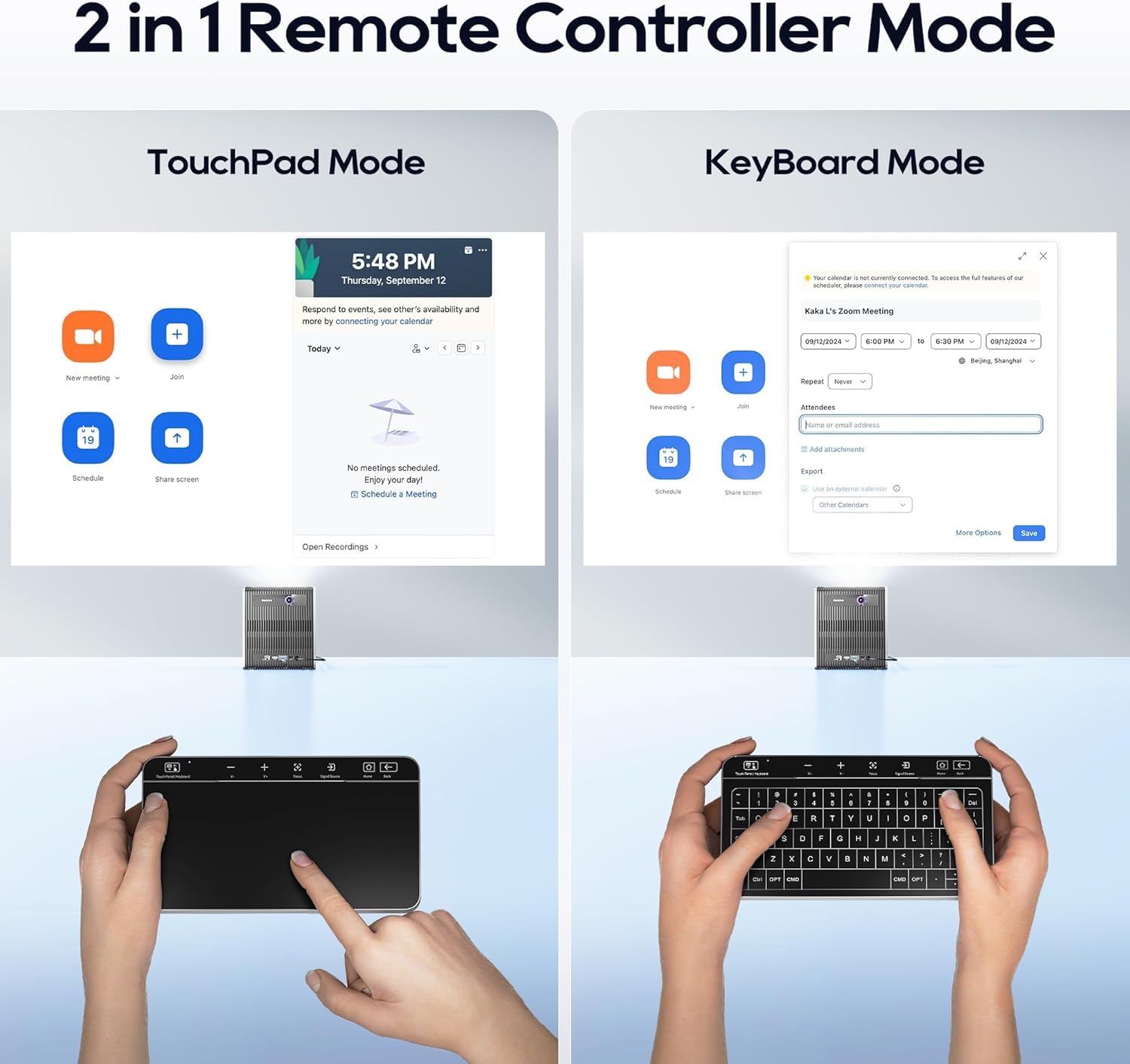 CZUR Starryhub Cámara y Proyector de Reuniones, Cámara Web HD 1080P con Marco Automático, Cancelación de Ruido AI. Solución Todo en Uno para Reuniones Empresariales y Videoconferencias