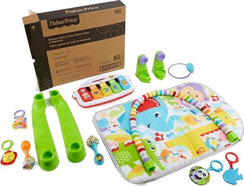 Miniatura 6 de Fisher-Price Deluxe Kick n Play Juguete de piano para niños na