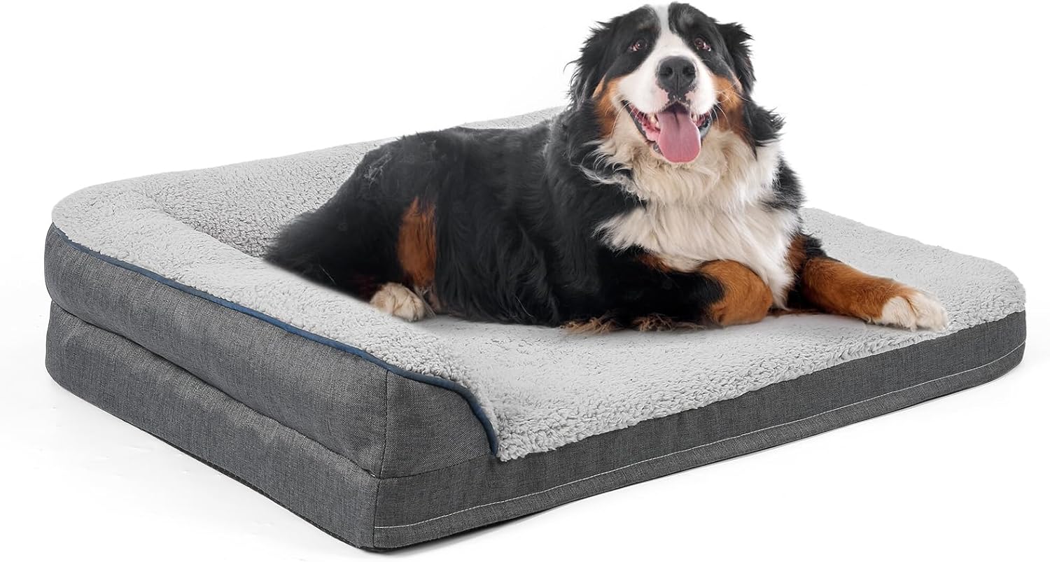 Sicilaien Dog Bed for Medium Large Dogs, Orthopedic Egg