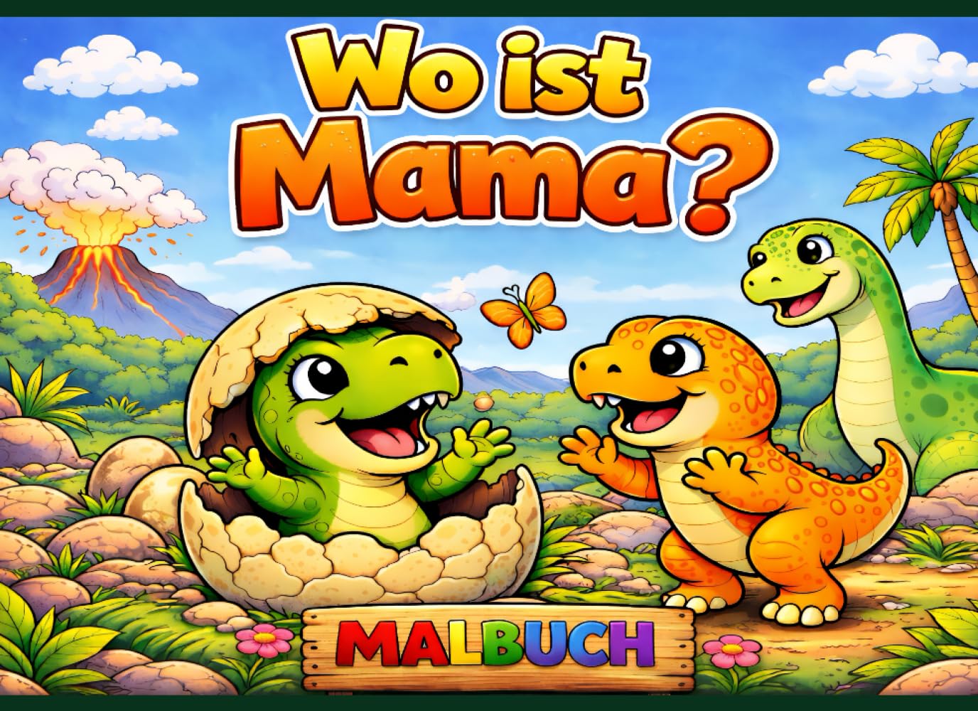 Wo ist Mama: Malbuch für kleine und große Kinder