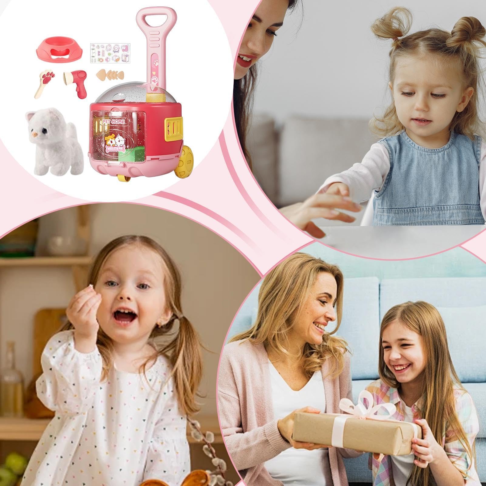 Juguetes Interactivos Peluches Realistas de Animales para Juego Simbólico | Animal peluche interactivo electrónico Para Pequeños Niños Niñas Juego Simbólico Interactivo Peluches Figuras Realistas