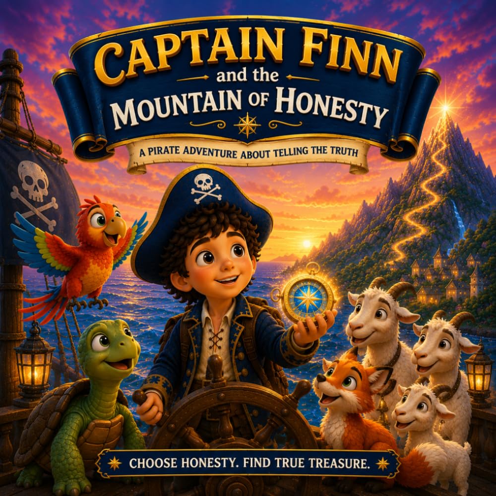 Captain Finn and The Mountain Of Honesty: A Pirate Adventure About Telling The Truth (The Captain Finn Adventures)