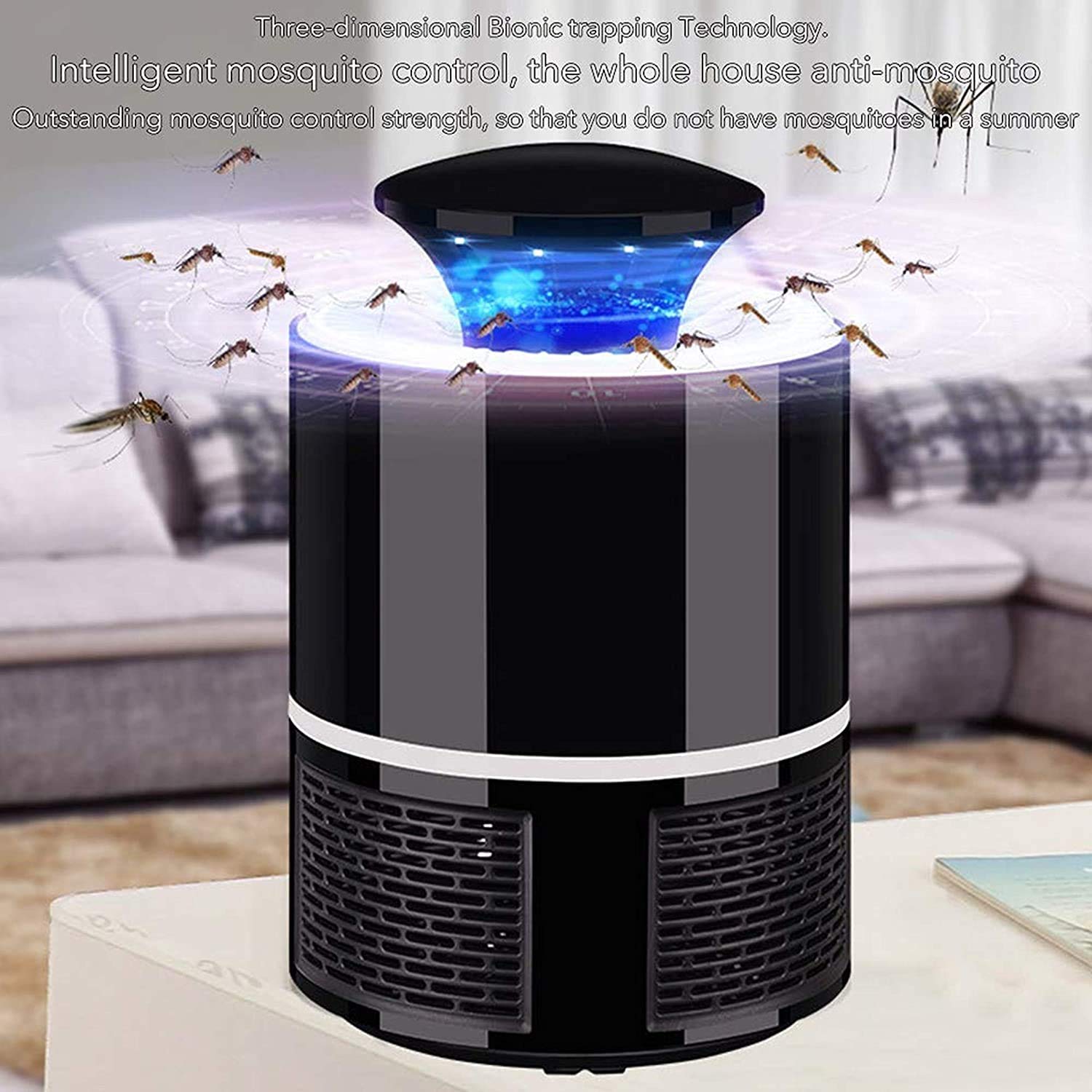 Zircon Electronic Led Mosquito Killer Lamp Mosquito Trap Eco-Friendly Baby Mosquito Insect Repellent Lamp - (Upgraded Listing)