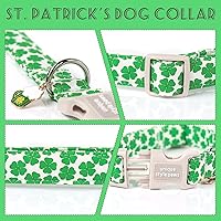 Vista 192 de Unique Style Paws - Collar rosa con hebilla de metal, duradero y lindo para perros pequeños a grandes