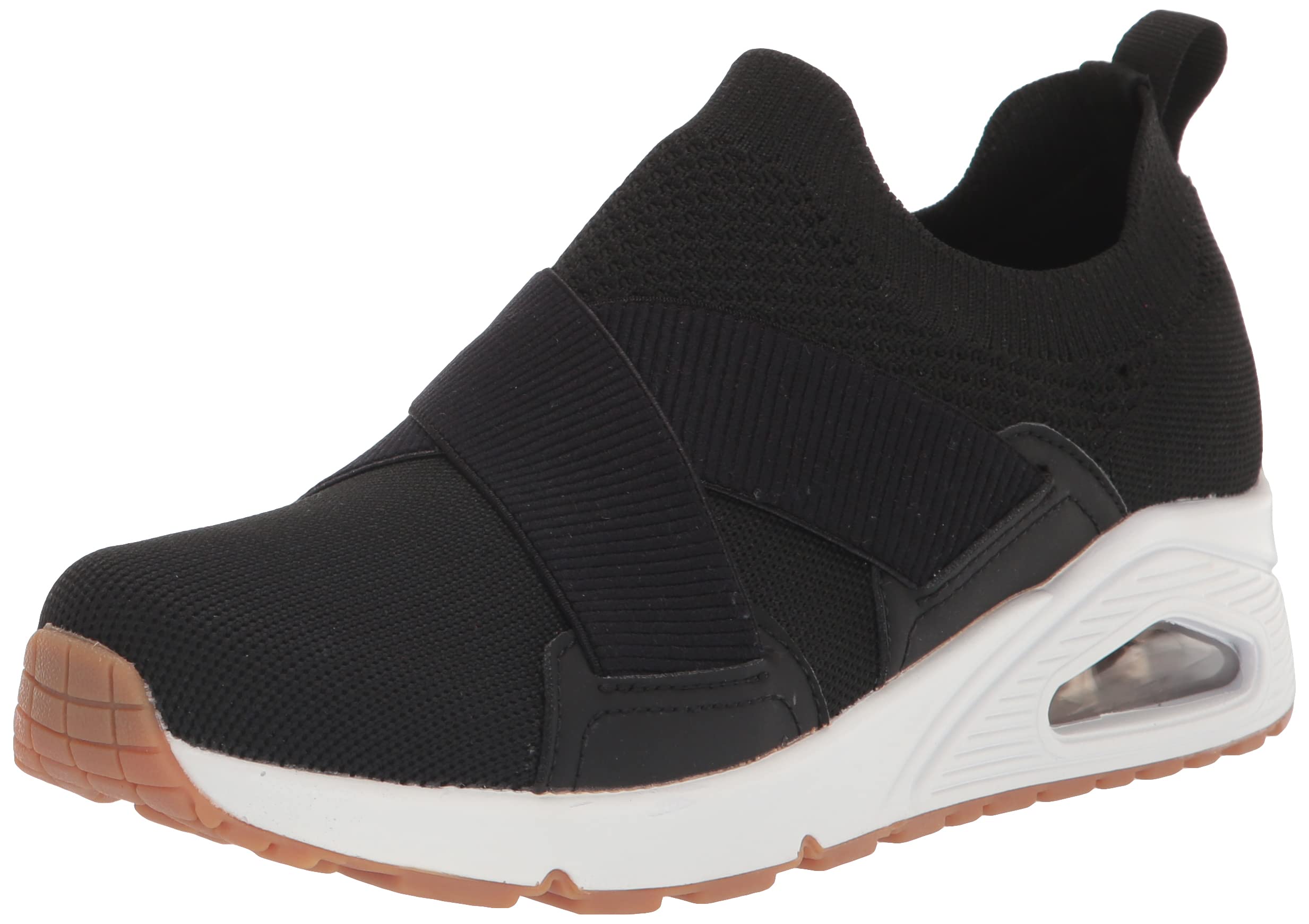 Skechers-UNO - Cross-Knit-Womens Casual Shoes-177110-BLK-BLACK UK5 (B09L2GHNFG) Amazon Price History, Amazon Price Tracker