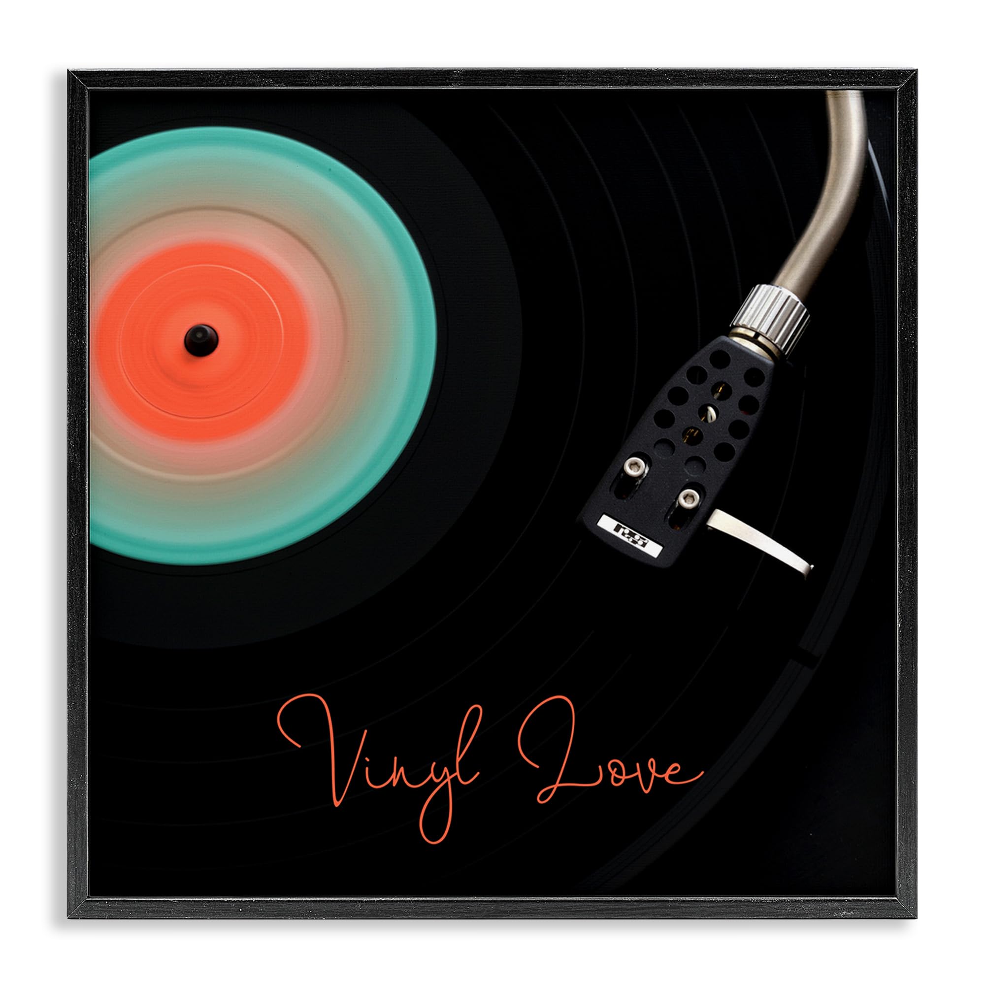 'Spinning Record Vinyl Love'| Framed Giclee Art