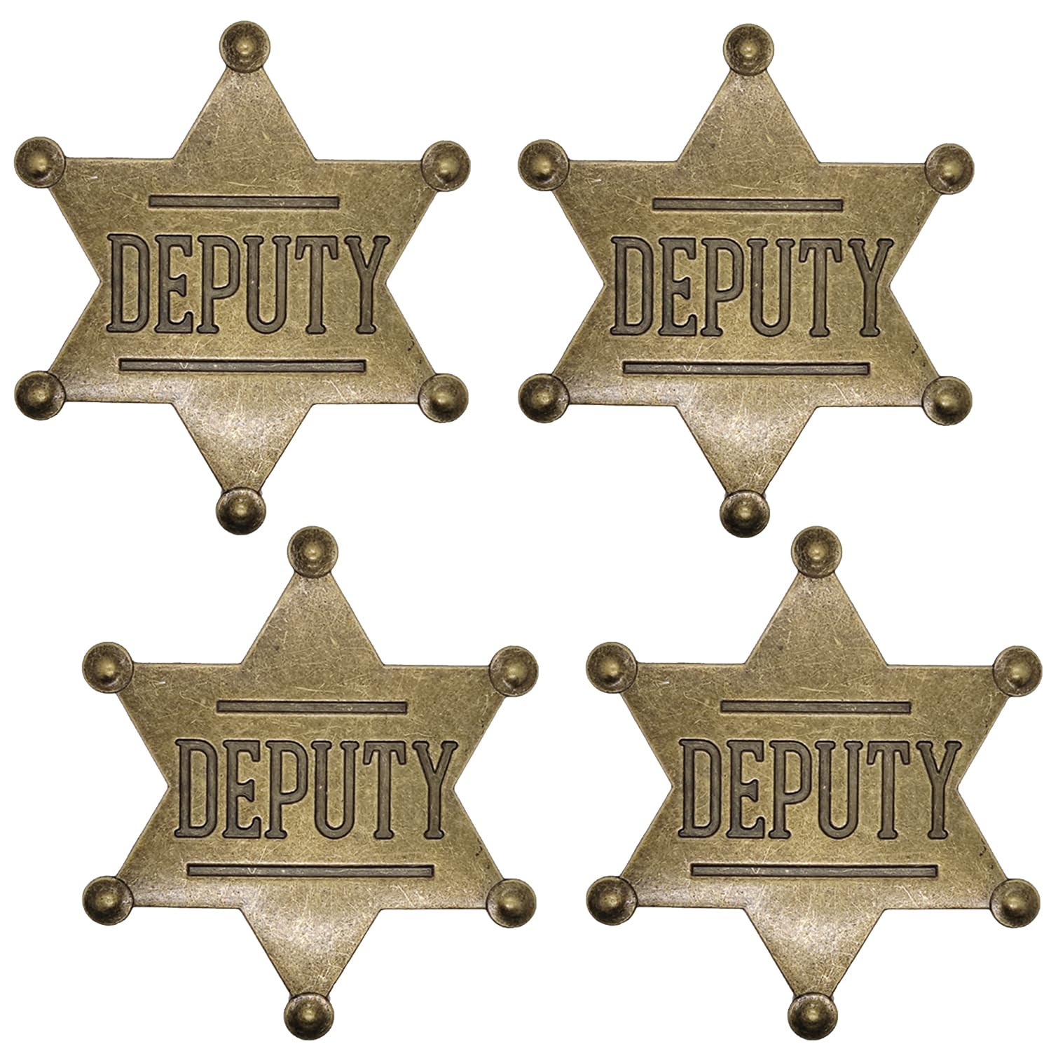 Mzztino Deputy Sheriff Badges Cowboy Party Decoration Badge Western Police Vest Badge Cosplay Deputy Police Badge for Adults