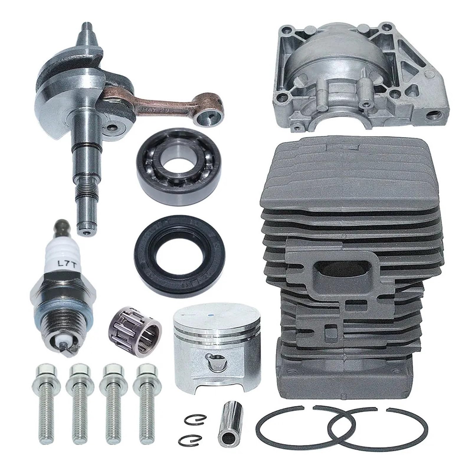 Cylinder Piston Kit Crankshaft with Spark Plug Replacement Fit for Stihl MS390 MS290 MS310 029 039
